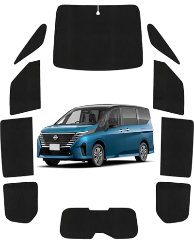 日産セレナc27　全窓用　銀色＆黒キルティング　サンシェード 41f+hrJW6pL.jpg